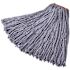 Rubbermaid Commercial Products 24 oz. Premium Blue Blend Cut-End Wet Mop Head with 1 in. Head Band