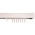 Designer's Touch White Aluminum Headrail for 3-1/2 in Vertical Blind - 120 In. W