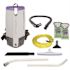 ProTeam Super Coach Pro 10, 10 qt. Commercial Backpack Vacuum Cleaner with Xover Multi-Surface 2-Piece Wand Tool Kit