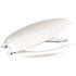 Premier Elongated Open Front Plastic Toilet Seat with Lid in White