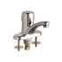 Chicago Faucets Deck Mounted 4 in. Centerset Single Handle Metering Bathroom Faucet with Chrome Plate