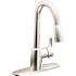 CLEVELAND FAUCET GROUP Baystone Single-Handle Pull-Down Sprayer Kitchen Faucet with Spout in Chrome