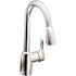 CLEVELAND FAUCET GROUP Baystone Single-Handle Pull-Down Sprayer Kitchen Faucet with Spout in Chrome