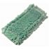 Unger 8 in. Smartcolor Microfiber Washing Mop Pad in Green (5-Pads Per Case)