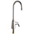 Chicago Faucets SINGLE SUPPLY DECK MOUNT BAR SINK FAUCET, CHROME, LEAD FREE, LEVER HANDLES