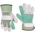 Custom LeatherCraft Double Leather Palm Large Safety Cuff Work Gloves