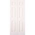 Masonite Bi-Fold 36 in. x 80 in. 6-Panel Door Prefinished Painted in White