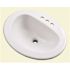 Gerber Maxwell 19.25 in. Self-Rimming Sink Basin in White