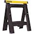 Stanley 32 in. H Plastic 2-Way Adjustable Folding Sawhorse (2 Pack)