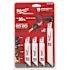 Milwaukee HACKZALL Wood and Metal Cutting Bi-Metal Reciprocating Blades Kit with Storage Pouch (10-Piece)