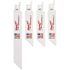 Milwaukee HACKZALL Wood and Metal Cutting Bi-Metal Reciprocating Blades Kit with Storage Pouch (10-Piece)