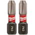 Milwaukee SHOCKWAVE Impact Duty 1 in. Phillips #3 Alloy Steel Insert Bit (2-Pack)