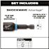 Milwaukee SHOCKWAVE Impact Duty 1/4 in. 5/16 in. 3/8 in. x 1-7/8 in. Alloy Steel Magnetic Nut Driver Set (3-Piece)