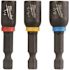 Milwaukee SHOCKWAVE Impact Duty 1/4 in. 5/16 in. 3/8 in. x 1-7/8 in. Alloy Steel Magnetic Nut Driver Set (3-Piece)