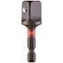 Milwaukee 1/4 in. x 1/2 in. Steel Square Socket Adapter