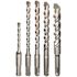 Milwaukee 2-Cutter SDS-PLUS Carbide Hammer Drill Bit Set (5-Piece)