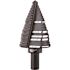 Milwaukee 7/8 in. - 1-3/8 in. #12 Black Oxide Step Drill Bit (5-Steps)
