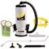 ProTeam QuietPro BP 6 Quart Commercial Backpack Vacuum Cleaner with Xover Multi-Surface Telescoping Wand Tool Kit
