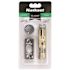 Kwikset 6 Way Adjustable Plain Latch in Polished Chrome