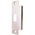 Kwikset 1-1/4 in. x 4-7/8 in. Asa Metal Jamb Strike, Satin Chrome