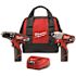 Milwaukee M12 12V Lithium-Ion Cordless Hammer Drill/Impact Driver Combo Kit (2-Tool) with (2) 1.5Ah Batteries, Charger & Bag