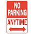 HY-KO 12 in. x 18 in. No Parking Anytime Heavy-Duty Reflective Sign
