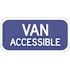 HY-KO 6 in. x 12 in. Van Accessible Heavy-Duty Reflective Sign