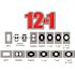 TAYMAC N3R Aluminum Gray 1-Gang Side Flip Weatherproof Electrical Outlet Cover for Outdoors, UFAST 12-in-1, Lockable