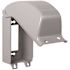 TAYMAC RAYNGUARD Alum. Gray 1-Gang Vertical In-Use 3.5-in. Electrical Outlet Cover for Outdoor Outlet, UFAST 8-in-1