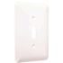 TAYMAC Smooth White 1-Gang Maxi Toggle Wallplate