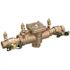Watts 1 in. FIP Brass Reduced Pressure Zone Assembly Lead Free Cast Copper Silicon Alloy