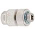 Watts Dual Check Vacuum Breaker, Inline, Backflow Preventer, 3/8 in. Female NPT Inlet/Outlet, Chrome Plated Lead Free Brass