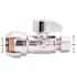 SharkBite 1/2 in. Push-to-Connect x 3/8 in. O.D. Compression Chrome-Plated Brass Quarter-Turn Straight Stop Valve