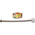 Fluidmaster 3/8 in. Compression x 7/8 in. Ballcock x 12 in. L Click Seal Braided Stainless Steel Toilet Connector