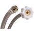 Fluidmaster 3/8 in. Compression x 7/8 in. Ballcock x 16 in. L Click Seal Braided Stainless Steel Toilet Connector