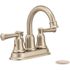 CLEVELAND FAUCET GROUP Capstone 4 in. Centerset 2-Handle Bathroom Faucet with Drain Assembly in Brushed Nickel