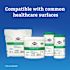 Clorox Healthcare Healthcare Hydrogen Peroxide Cleaner Disinfectant Wipes, 12" x 11", Refill for Bucket, 185 Count (30827)