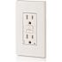 Leviton 15 Amp Tamper Resistant AFCI Duplex Outlet, White AFTR1-W