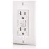 Leviton 20 Amp 125-Volt SmartLockPro 2-Pole Tamper-Resistant AFCI Duplex Outlet with LED, White AFTR2-W