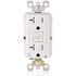 Leviton 20 Amp 125-Volt SmartLockPro 2-Pole Tamper-Resistant AFCI Duplex Outlet with LED, White AFTR2-W