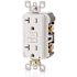 Leviton 20 Amp 125-Volt SmartLockPro 2-Pole Tamper-Resistant AFCI Duplex Outlet with LED, White AFTR2-W