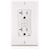 Leviton 20 Amp 125-Volt SmartLockPro 2-Pole Tamper-Resistant AFCI Duplex Outlet with LED, White AFTR2-W
