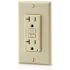 Leviton 20 Amp Tamper Resistant AFCI Duplex Outlet, Ivory AFTR2-I