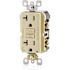 Leviton 20 Amp Tamper Resistant AFCI Duplex Outlet, Ivory AFTR2-I