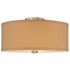 MONUMENT® FLUSH MOUNT CEILING FIXTURE, BRUSHED NICKEL, 16-1/4 IN., USES (2) 100-WATT MEDIUM BASE LAMPS*