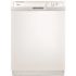 Whirlpool 24 in. White Front Control Built-in Tall Tub Dishwasher with 1-Hour Wash Cycle, 55 dBA