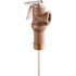 Watts 3/4 In Lead Free Self Closing Temp And Pressure Relief Valve, 150 psi, Extended Shank Up To 1 3/4 In Insulation