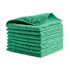 Rubbermaid Commercial Products 12 in. x 12 in. Light Commercial Green Microfiber Cloth