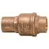 HAMMOND VALVE CORPORATION HAMMOND VALVE SPRING LOADED IN LINE CHECK VALVE, BRASS 3/4 IN. SWEAT, LEAD FREE