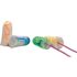 Multi-color Sparkplugs Foam Corded Earplugs NRR33(100 Pairs/Box)
